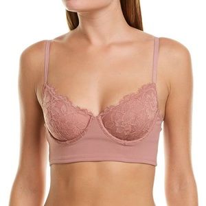 Free People Bianca Longline Underwire Bra | S